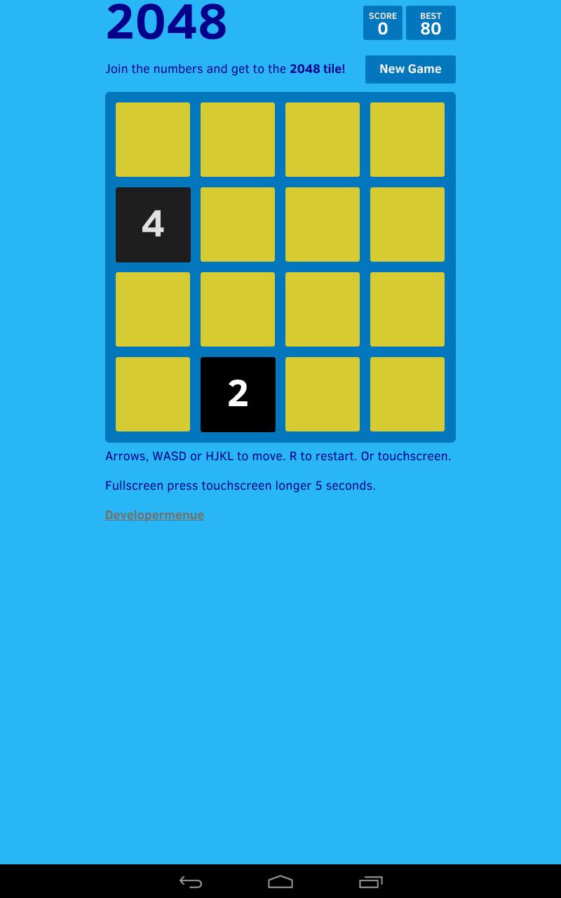 blue 2048