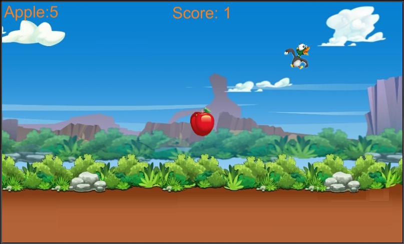 Duck hunter protect apples