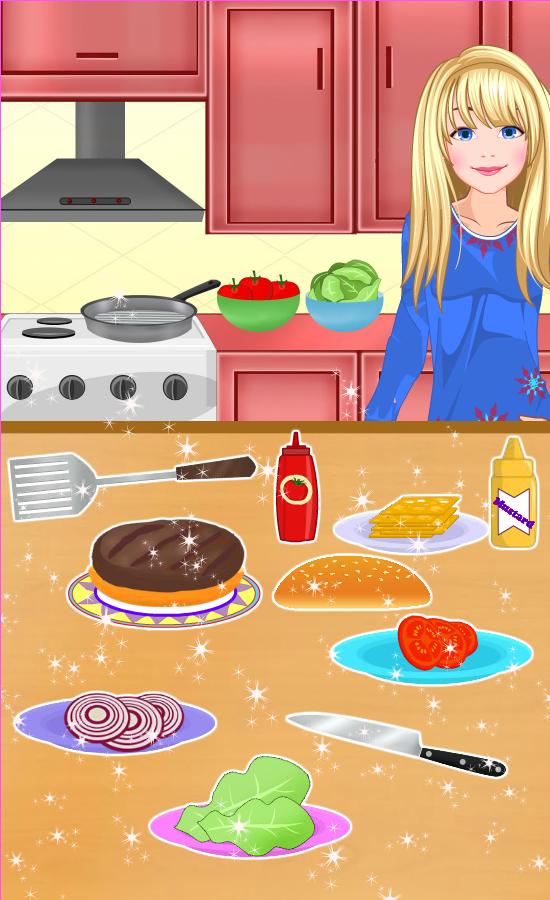 Burger Maker - Girl Cooking