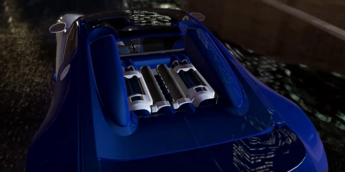 Veyron Driving Bugatti 3D