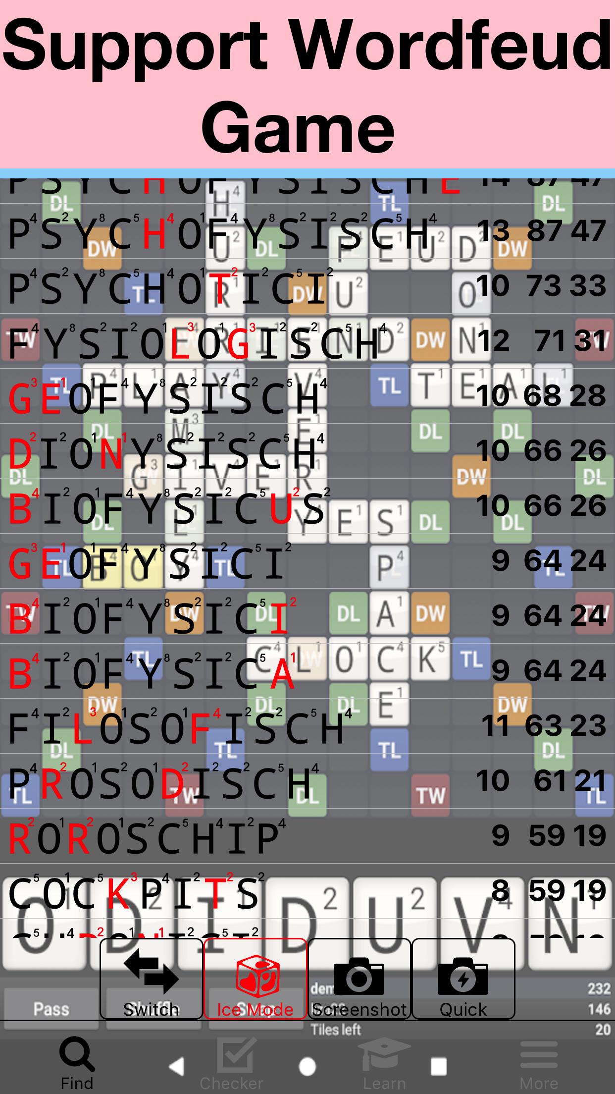 Dutch NL Wordfeud Cheat
