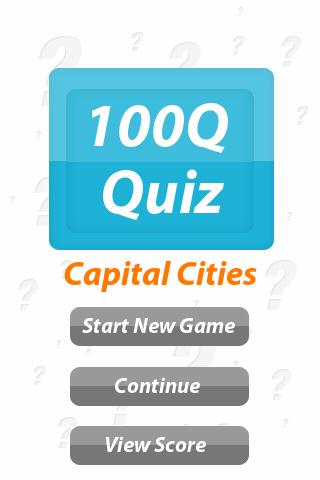 Capital Cities - 100Q Quiz