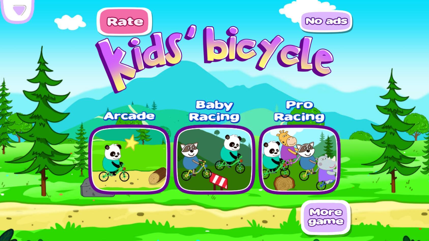 Kids Bicycle Racing
