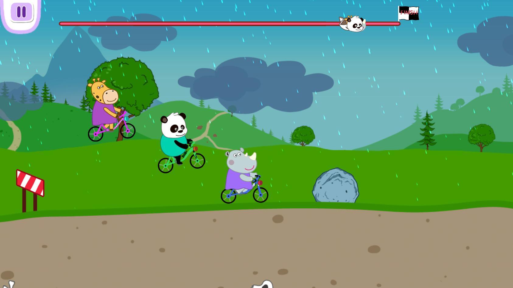 Kids Bicycle Racing