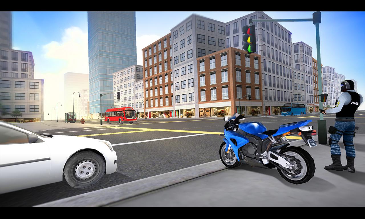 Police Motorcycle Simulator 3D