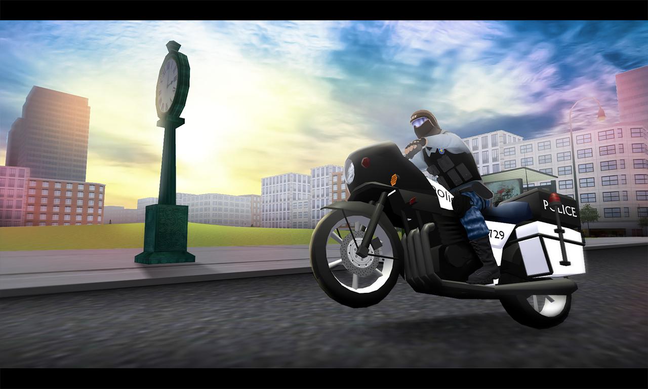 Police Motorcycle Simulator 3D