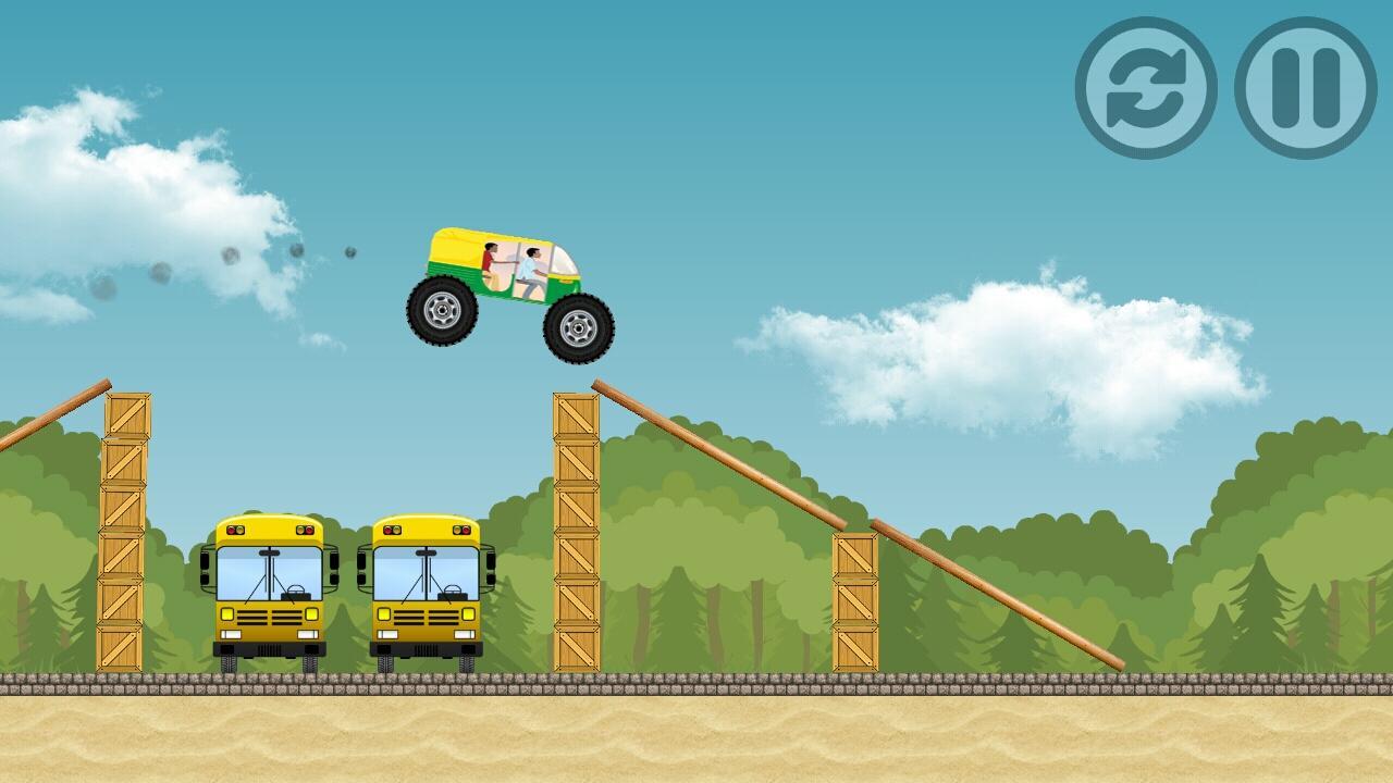 Rickshaw Hill Climb Racing