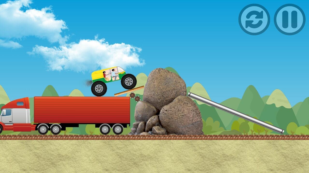 Rickshaw Hill Climb Racing