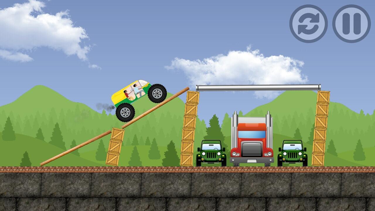 Rickshaw Hill Climb Racing