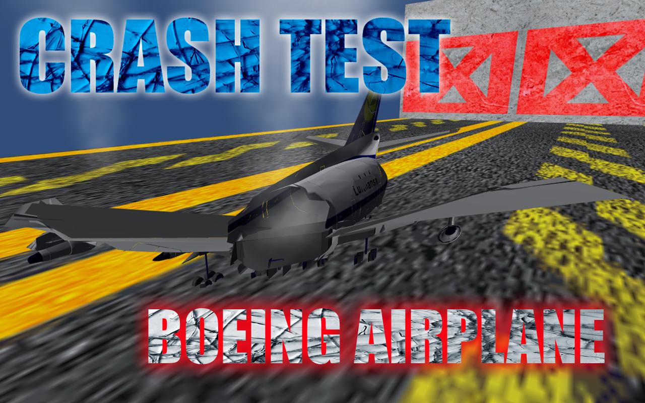 Crash Test Boeing Airplane