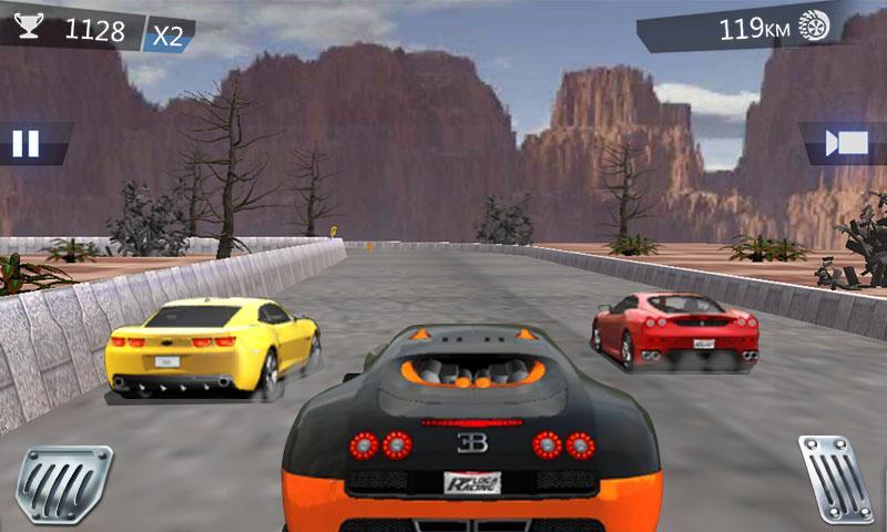 Highway Traffic Racing Car