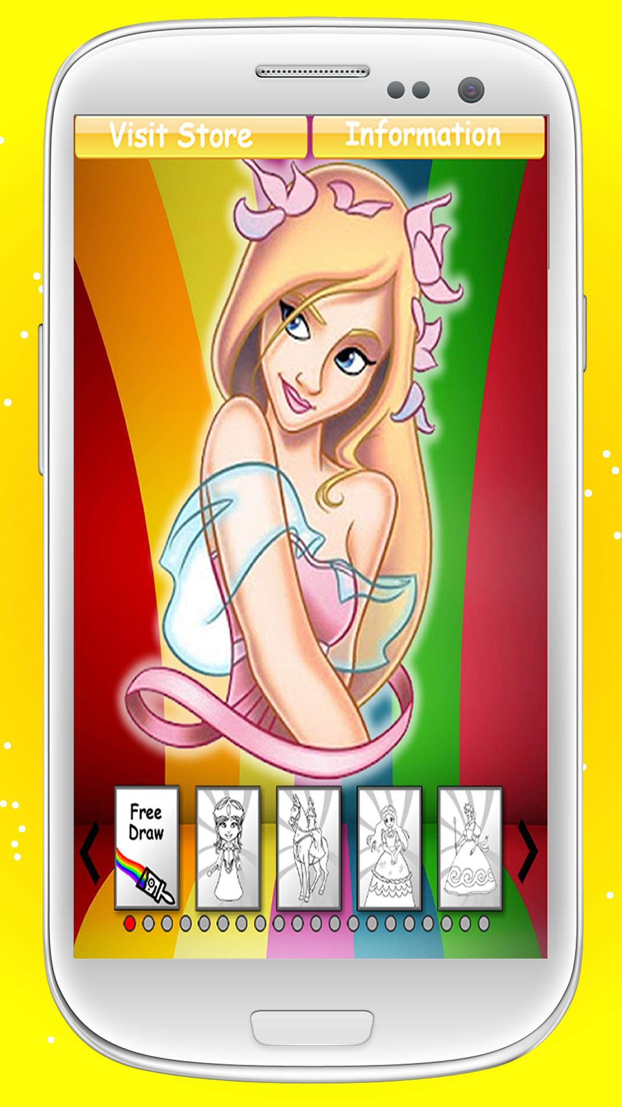 100 Princess To Paint
