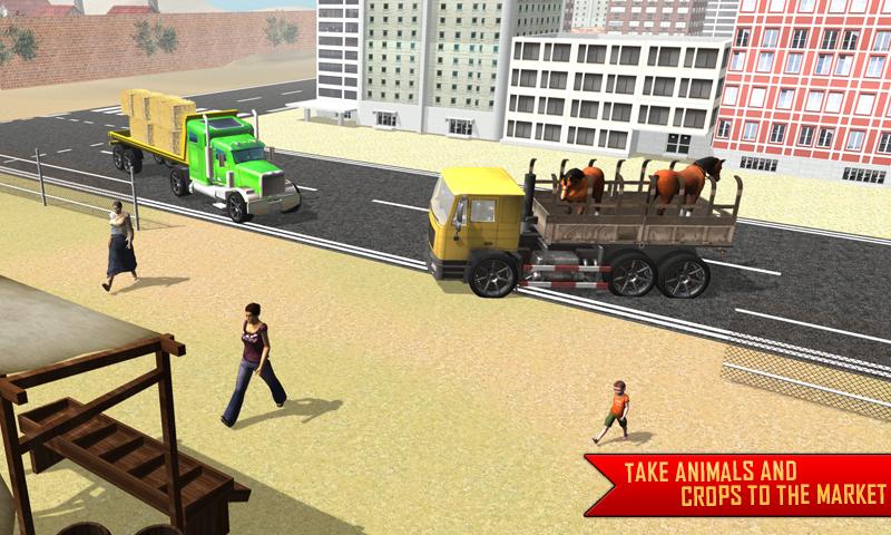 Transport Truck Farm Ride