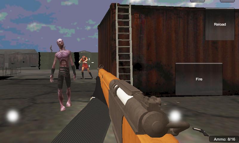 Zombie Shooter  For Dollars 3D