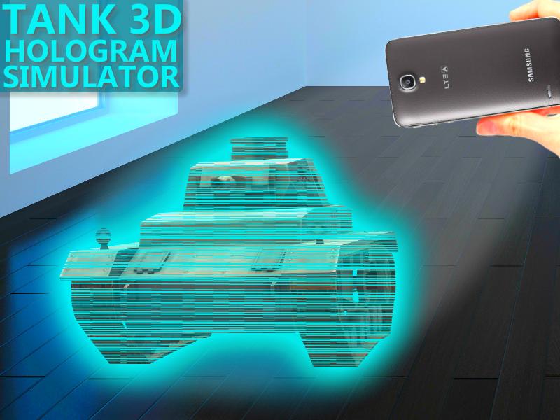 Tank Simulator 3D Hologram
