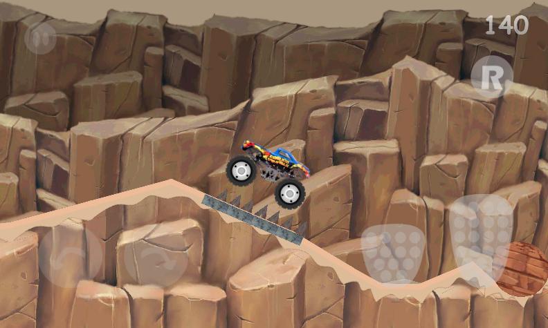 Monster Truck Hill Racing