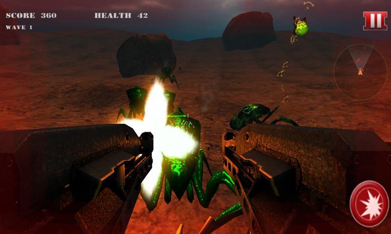 Gunship Aliens Defense Target