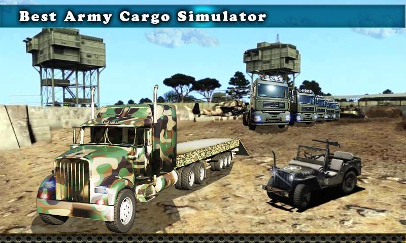 Army Cargo Truck Driving