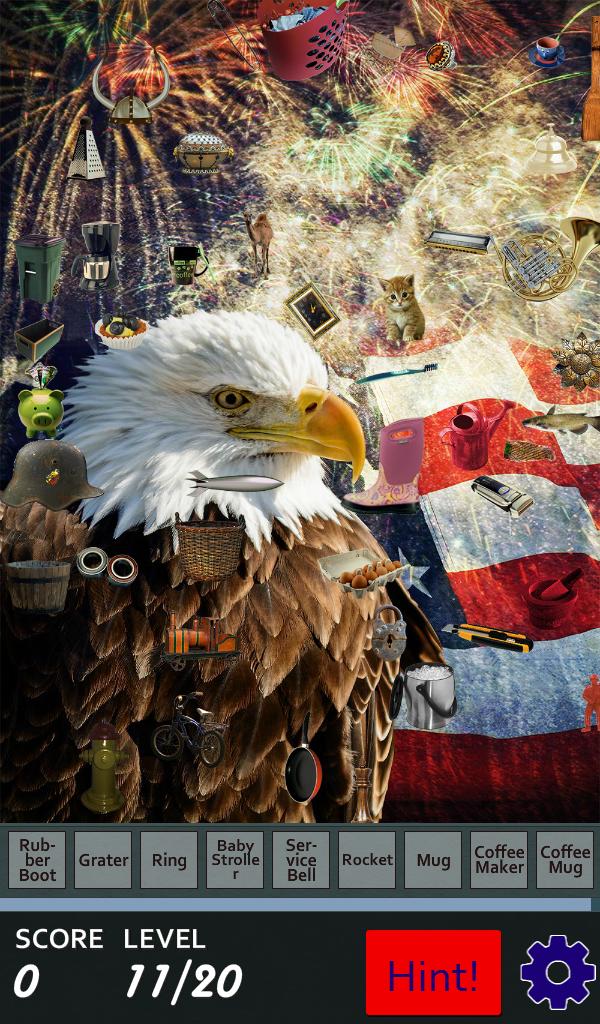 Hidden Object: Stars & Stripes