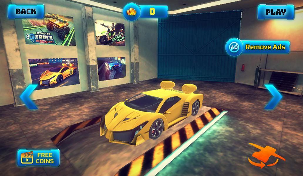 Sports Flying Car 3d Games