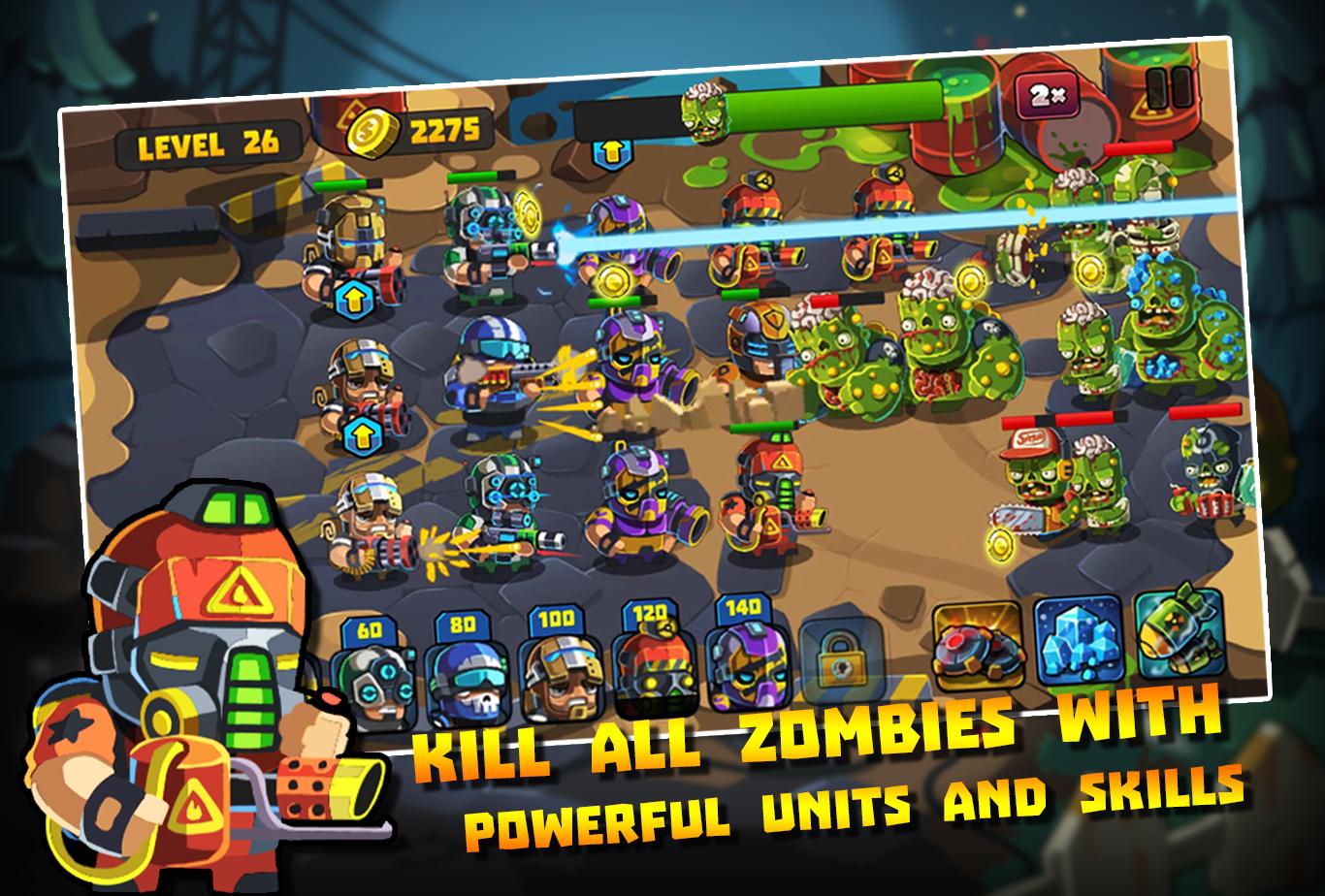 SWAT vs Zombie Defense Tower