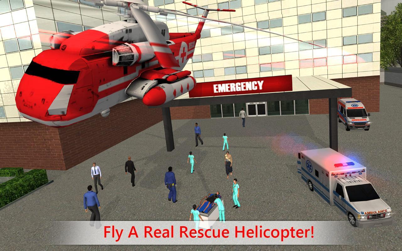 Rescue Ambulance & Helicopter