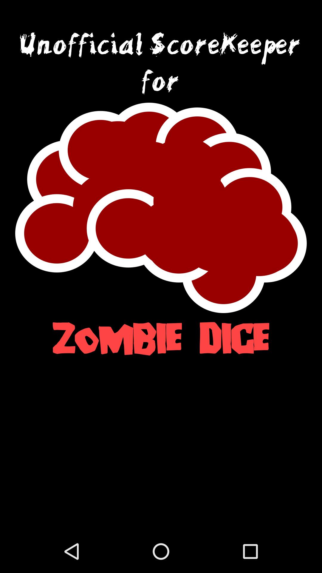 Scorekeeper for Zombie Dice
